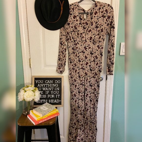 Free People Floral Jumpsuit - Picture 1 of 2